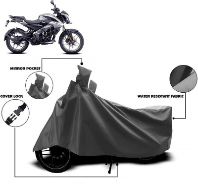 MMSSTAR Waterproof Two Wheeler Cover for Bajaj(Pulsar NS125, Grey)