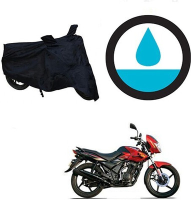 HYBRIDS COLLECTION Waterproof Two Wheeler Cover for TVS(Flame DS 125, Black)