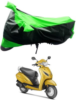 RWT Two Wheeler Cover for Honda(Activa 5G, Black, Green)