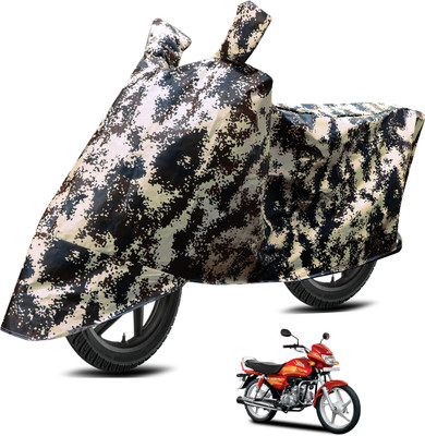 Euro Care Waterproof Two Wheeler Cover for Hero(CD deluxe, Silver)