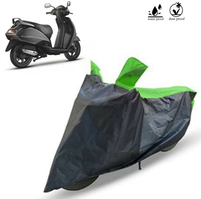 ma collections Waterproof Two Wheeler Cover for TVS(Jupiter, Green, Black)