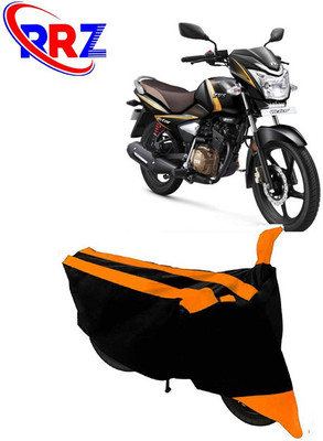 RRZ Waterproof Two Wheeler Cover for TVS(Victor New, Black, Orange)