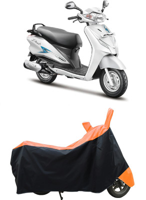 Coxtor Waterproof Two Wheeler Cover for Hero(Duet 125 CC BS6, Orange)