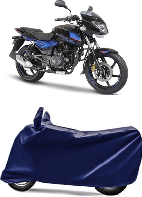 Mdstar Two Wheeler Cover for Bajaj(Pulsar 180, Blue)