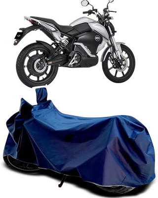 KEDIT Two Wheeler Cover for Revolt(RV Cafe Racer, Blue)