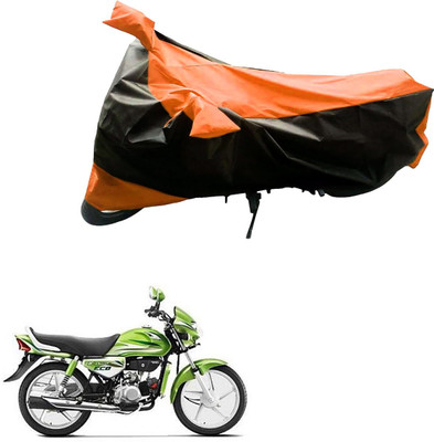 MWBB Waterproof Two Wheeler Cover for Hero(HF, Black, Blue)