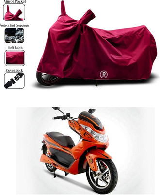 DeepShakshi AUTOMOTIVE Waterproof Two Wheeler Cover for Okinawa(Cruiser, Maroon)