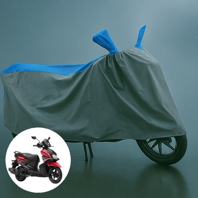 CODOKI Waterproof Two Wheeler Cover for Yamaha(Ray ZR, Grey, Blue)