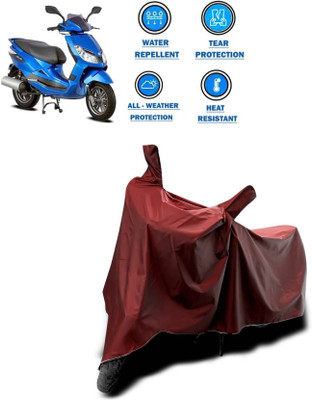 KEDIT Two Wheeler Cover for Bajaj(Blade 125, Maroon)