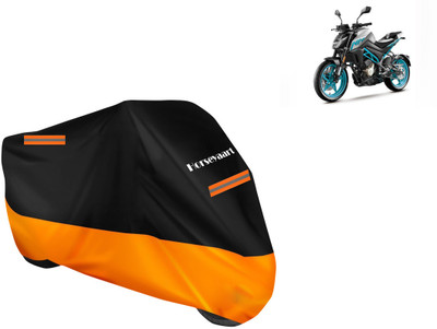 Horseyaart Waterproof Two Wheeler Cover for CFMoto(300 BS6, Orange)
