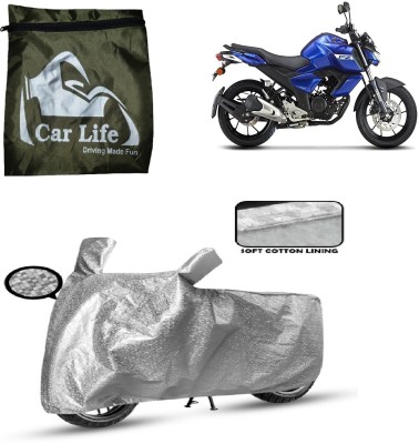 Car Life Two Wheeler Cover for Yamaha(FZ-S, Silver)