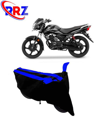 RRZ Waterproof Two Wheeler Cover for TVS(Victor, Black, Blue)