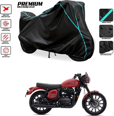 SThanaveX Two Wheeler Cover for JAWA(42 BS6, Black)