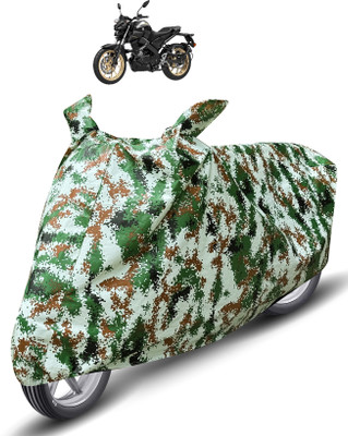 Auto Hub Waterproof Two Wheeler Cover for Yamaha(MT-15, Green)