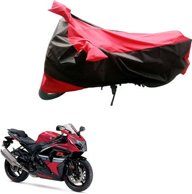 Mdstar Waterproof Two Wheeler Cover for TVS(Sport, Black, Red)