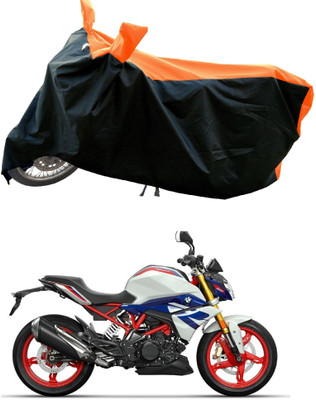 DeepShakshi AUTOMOTIVE Waterproof Two Wheeler Cover for BMW(G 310 R, Orange)