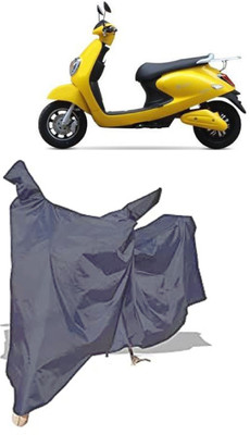 Amexride Two Wheeler Cover for Techo Electra(Emerge BS6, Grey)