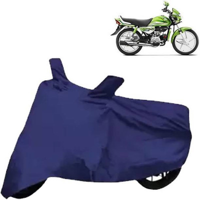 RAAMKM Two Wheeler Cover for Hero(HF Deluxe i3s, Blue)