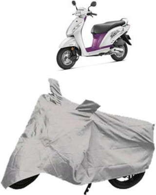 HMS Two Wheeler Cover for Universal For Bike(Silver)