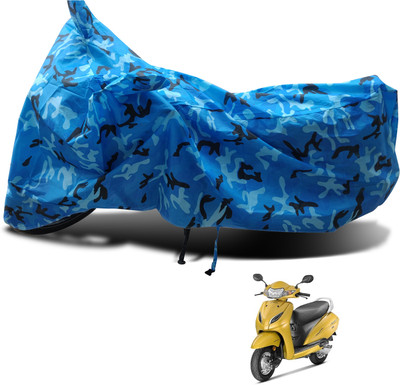 Euro Care Waterproof Two Wheeler Cover for Honda(Activa 5G, Blue)