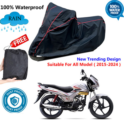 AutoGalaxy Waterproof Two Wheeler Cover for Mahindra(Centuro NXT, Black, Red)