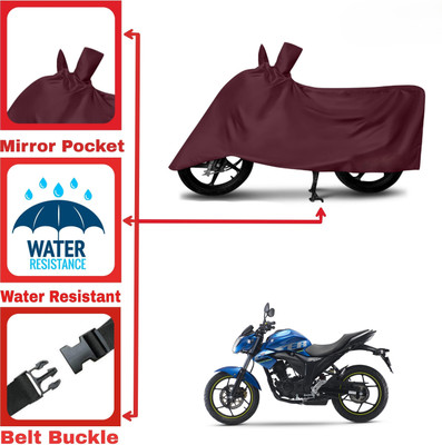 DeepShakshi AUTOMOTIVE Two Wheeler Cover for Suzuki(Gixxer, Maroon)