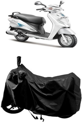 DeepShakshi AUTOMOTIVE Two Wheeler Cover for Hero(Duet VX 110CC, Black)