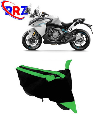 RRZ Waterproof Two Wheeler Cover for CFMoto(650GT, Black, Green)