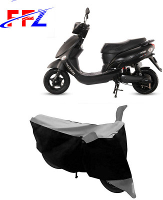 FFZ Waterproof Two Wheeler Cover for Hero(Electric Photon, Black, Grey)
