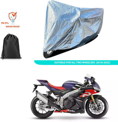 CODOKI Waterproof Two Wheeler Cover for Aprilia(RSV4, Silver)