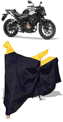 Amexride Two Wheeler Cover for Honda(CB500F, Multicolor)