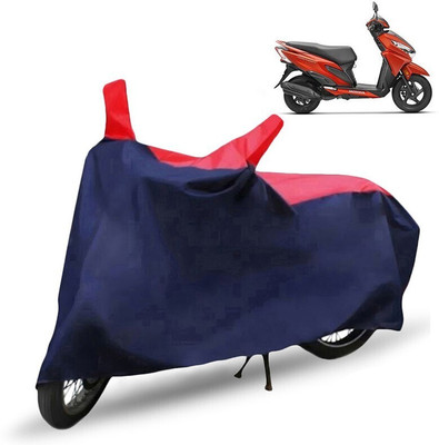 Mdstar Waterproof Two Wheeler Cover for Honda(Grazia, Red, Blue)