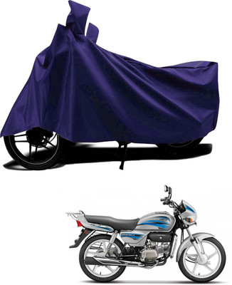 KEDIT Waterproof Two Wheeler Cover for Hero(Splendor Plus, Blue)