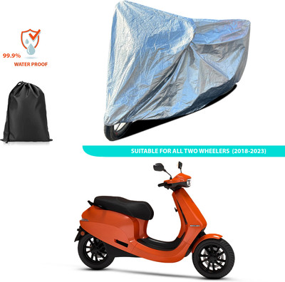 CODOKI Waterproof Two Wheeler Cover for Ola(Silver)