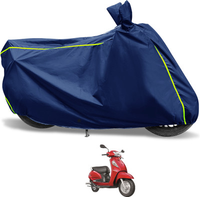 Euro Care Waterproof Two Wheeler Cover for Suzuki(Access SE, Blue)