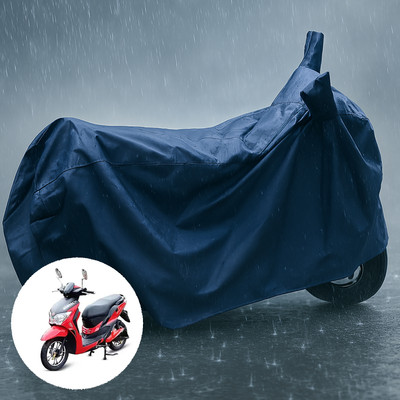 CODOKI Waterproof Two Wheeler Cover for Hero(Electric Dash, Blue, Blue)