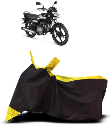 VESMEI Two Wheeler Cover for Hero(HF Deluxe BS6, Yellow)