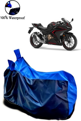 APNEK Waterproof Two Wheeler Cover for Honda(CBR500R, Blue)