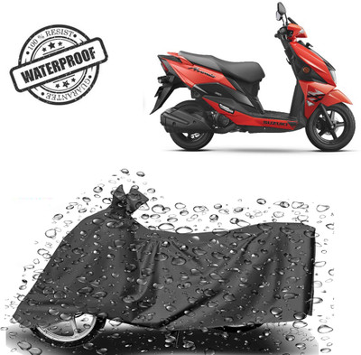 ROYAL AUTO MART Waterproof Two Wheeler Cover for Suzuki(Avenis 125, Grey)