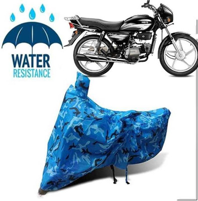 AutoGalaxy Waterproof Two Wheeler Cover for Hero(Splendor, Blue)