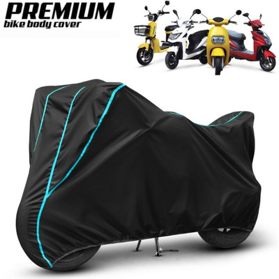 cappy Waterproof Two Wheeler Cover for Techo Electra(Electra, Black)
