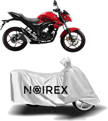 NOIREX Two Wheeler Cover for Suzuki(Gixxer, Silver)