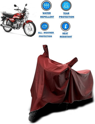 AASHTIK MART Two Wheeler Cover for Hero(HF Dawn, Maroon)
