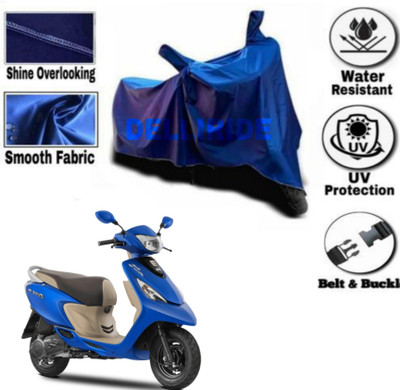 TPNYKR Waterproof Two Wheeler Cover for TVS(Zest 110, Blue)
