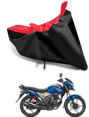 KEDIT Two Wheeler Cover for Honda(CB Shine, Red, Black)