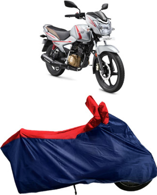 rakku Waterproof Two Wheeler Cover for TVS(Victor, Blue, Red)