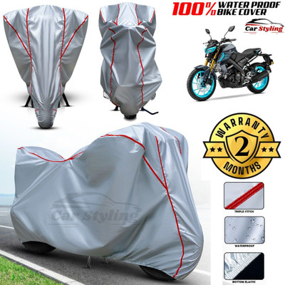 Car Styling Waterproof Two Wheeler Cover for Yamaha(MT 15 New BS6, Multicolor)