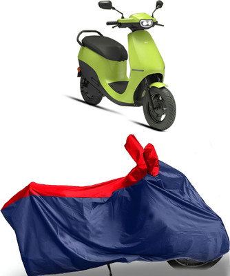 BbcMart Waterproof Two Wheeler Cover for Ola(Scooty, Red)