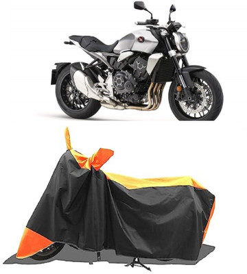 GROFATIK Two Wheeler Cover for Honda(CB1000R Plus, Orange)