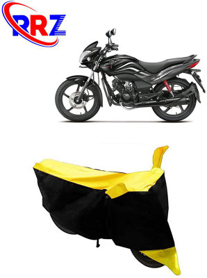 RRZ Waterproof Two Wheeler Cover for Hero(Passion Xpro, Black, Yellow)